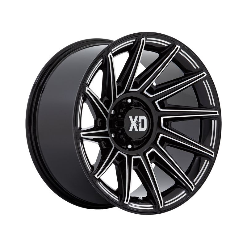 XD Milled Gloss Black XD867 Specter Wheels | RealTruck