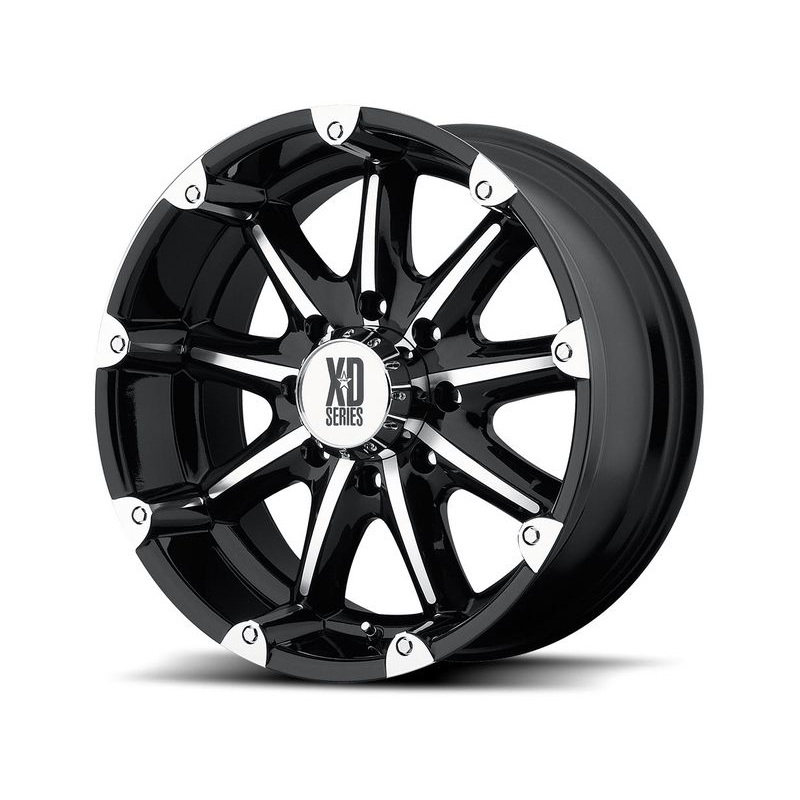 XD Series Machined Gloss Black XD779 Badlands Wheels | RealTruck