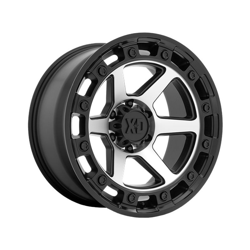 XD Series Machined Matte Black XD862 Raid Wheels | RealTruck