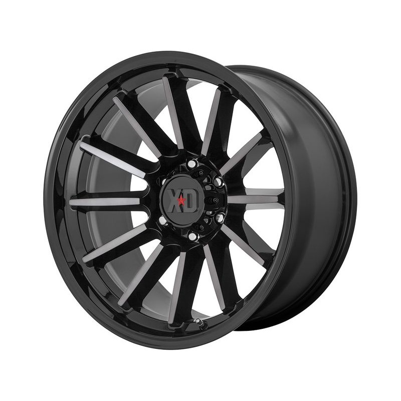 XD Series Machined Tinted Black XD855 Luxe Wheels | RealTruck