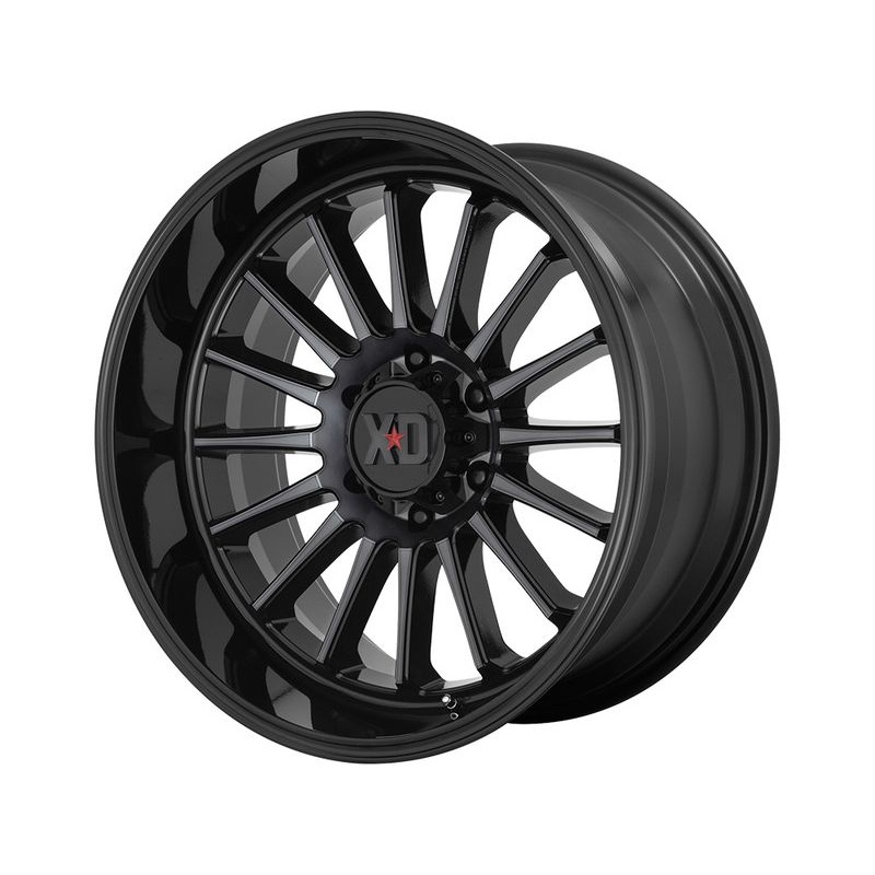 XD Series Machined Tinted Black XD857 Whiplash Wheels | RealTruck
