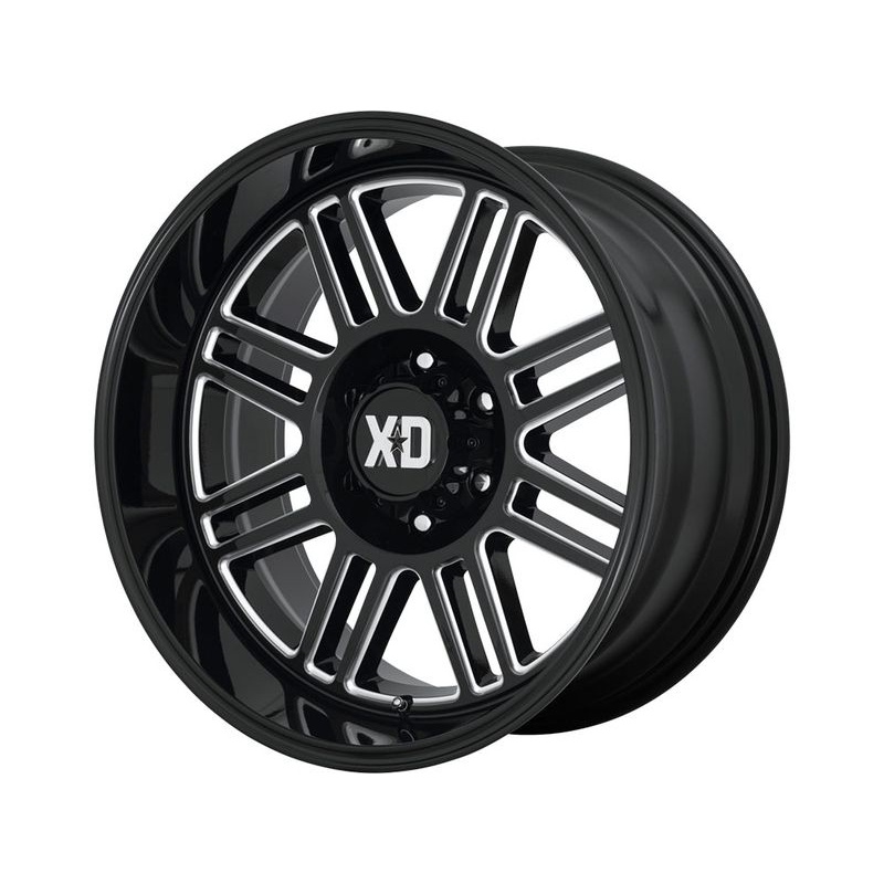 XD Series Milled Gloss Black XD850 Cage Wheels | RealTruck