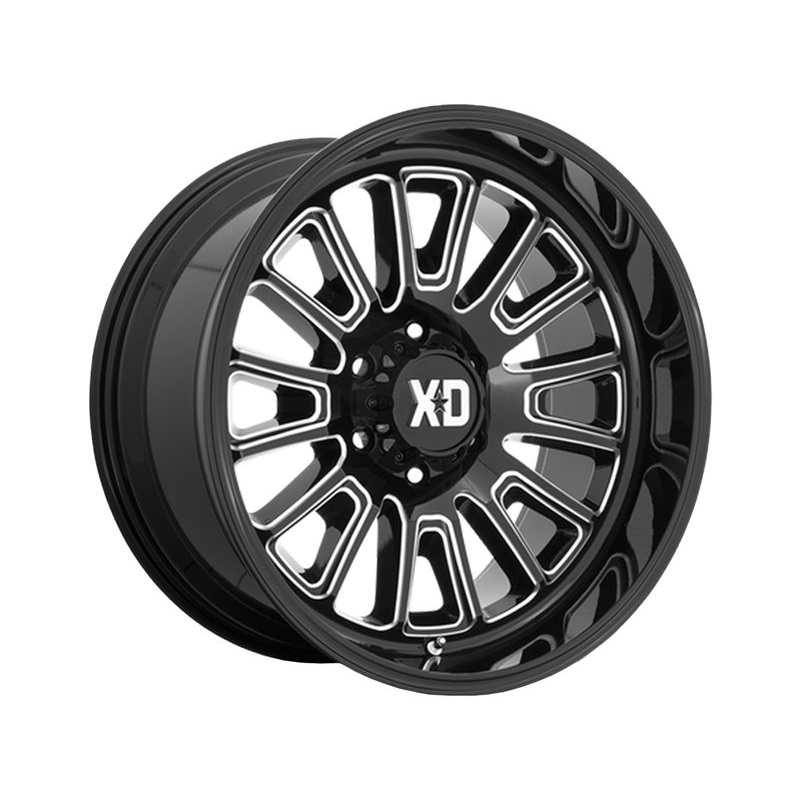 XD Series Milled Gloss Black XD864 Rover Wheels | RealTruck