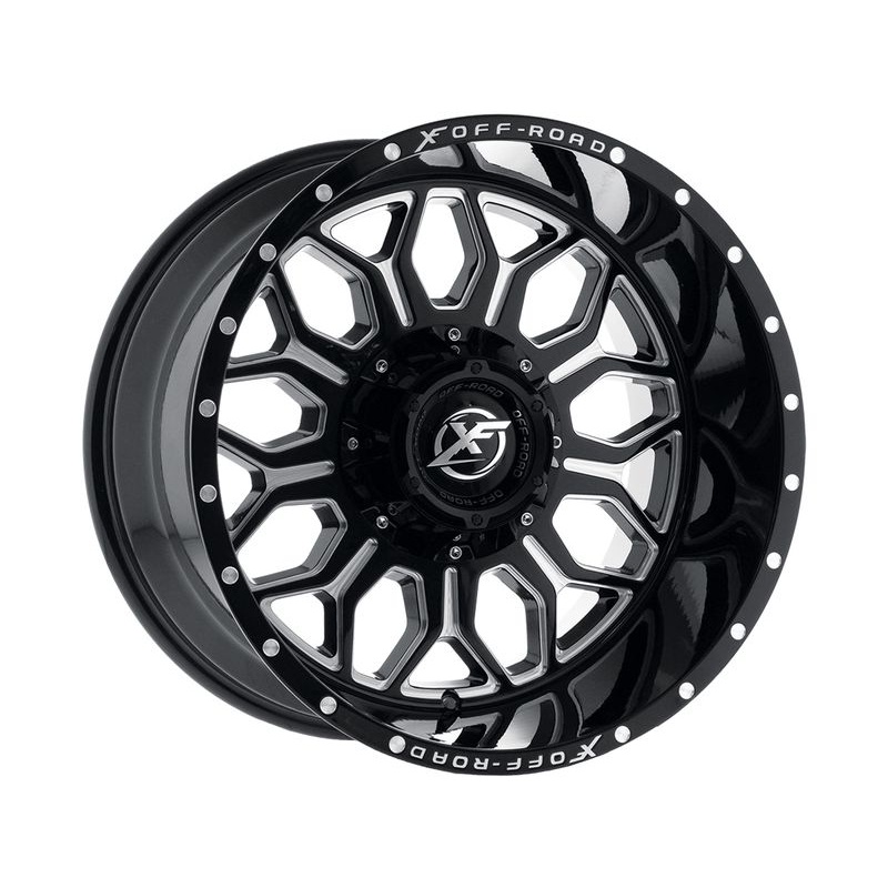 XF Offroad Milled Gloss Black XF-227 Wheels | RealTruck
