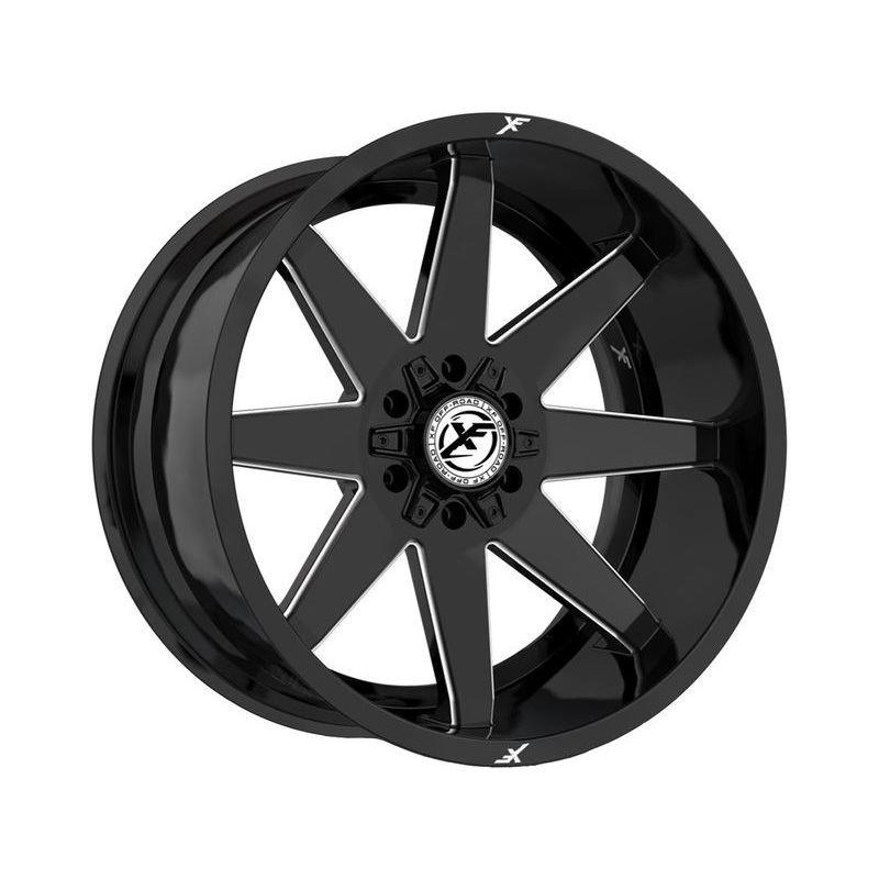 XF Offroad Milled Gloss Black XF-236 Wheels | RealTruck