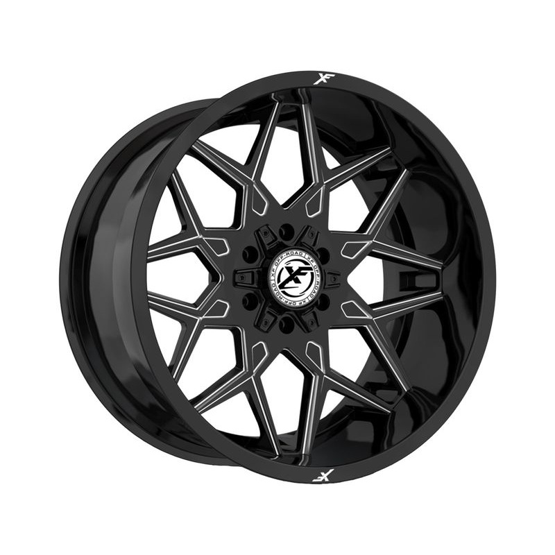 XF Offroad Milled Gloss Black XF-238 Wheels | RealTruck