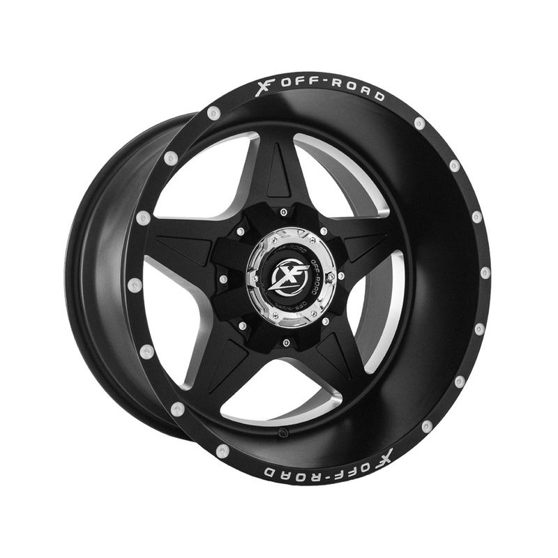 XF Offroad Milled Matte Black XF-210 Wheels | RealTruck