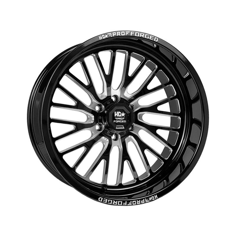 Luxxx HD Forged Milled Gloss Black Pro 7 Sentry Wheels | RealTruck