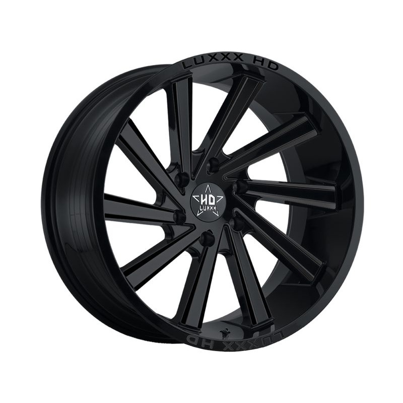 Luxxx HD Gloss Black LHD22 Wheels | RealTruck