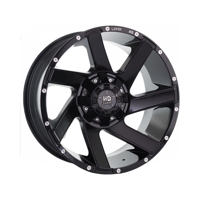 Luxxx HD Matte Black LHD11 Wheels | RealTruck
