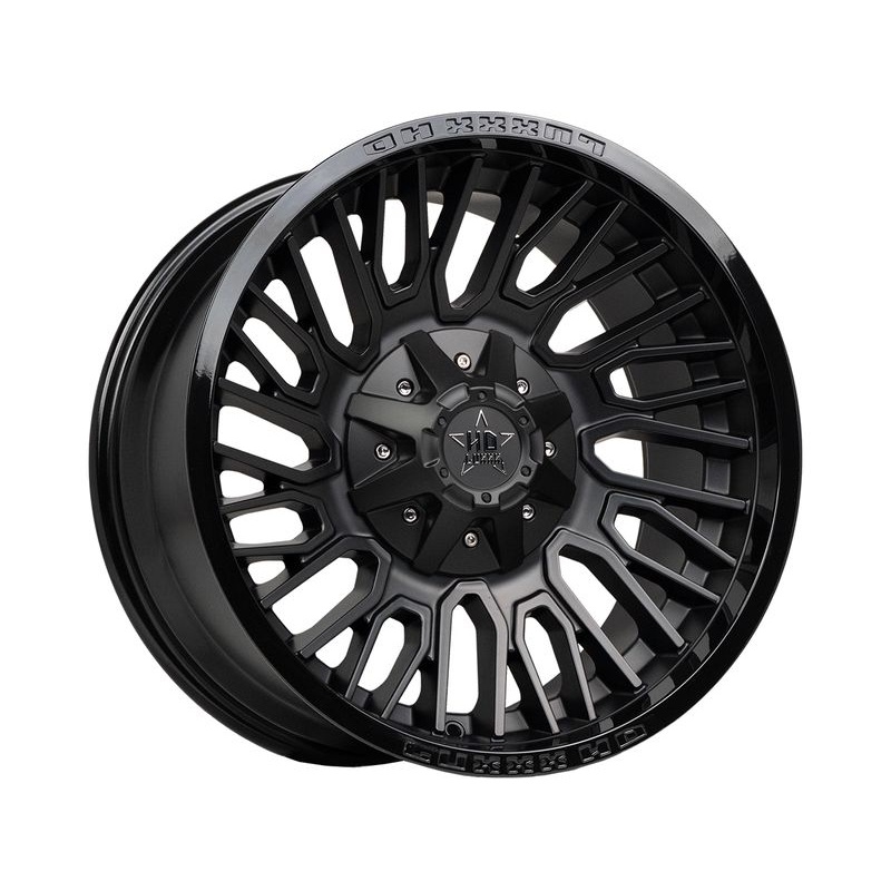 Luxxx HD Matte & Gloss Black LHD28 Wheels | RealTruck