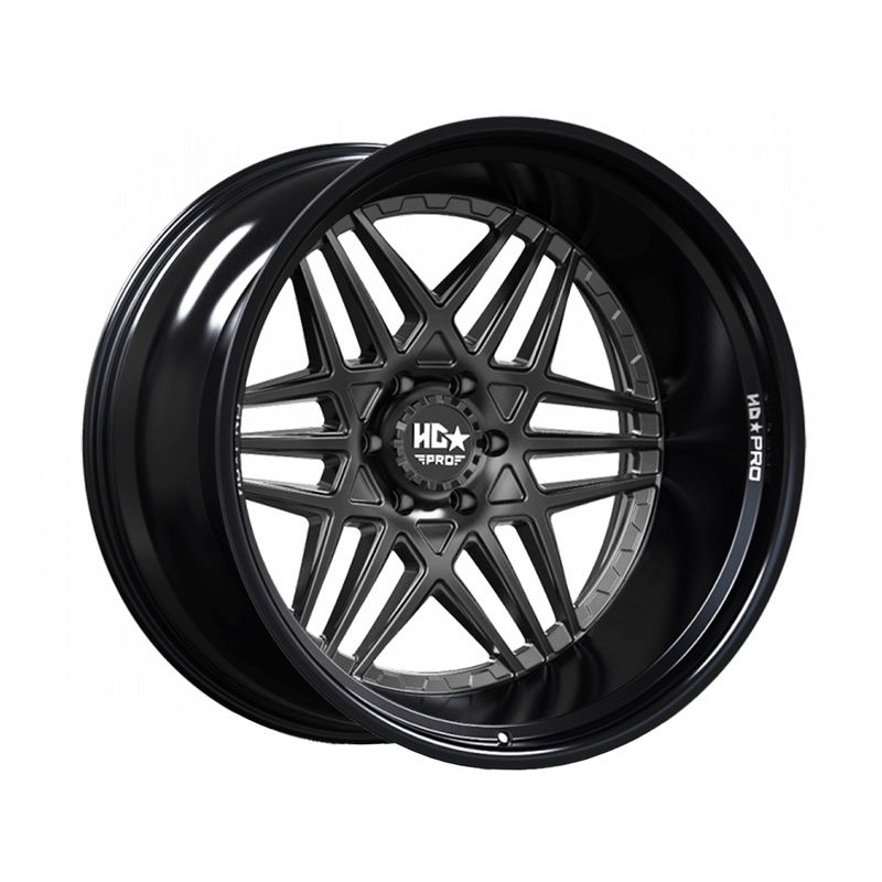 Luxxx HD Matte & Gloss Black Pro 3 Wheels | RealTruck