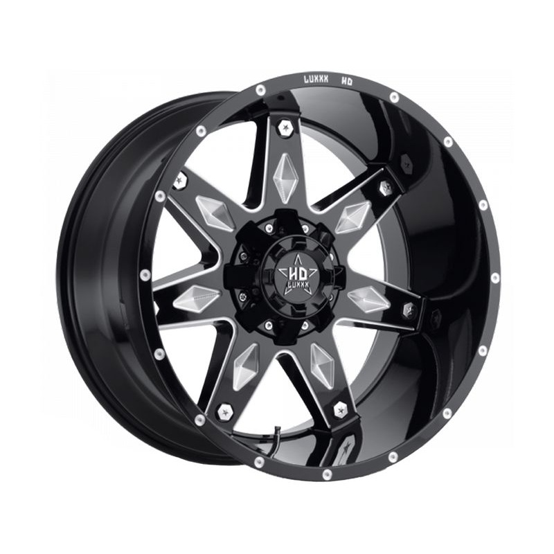 Luxxx HD Milled Gloss Black LHD9 Wheels | RealTruck