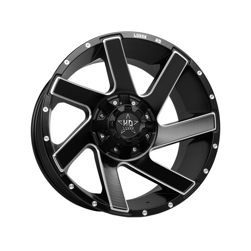 Luxxx HD Milled Matte Black LHD11 Wheels | RealTruck