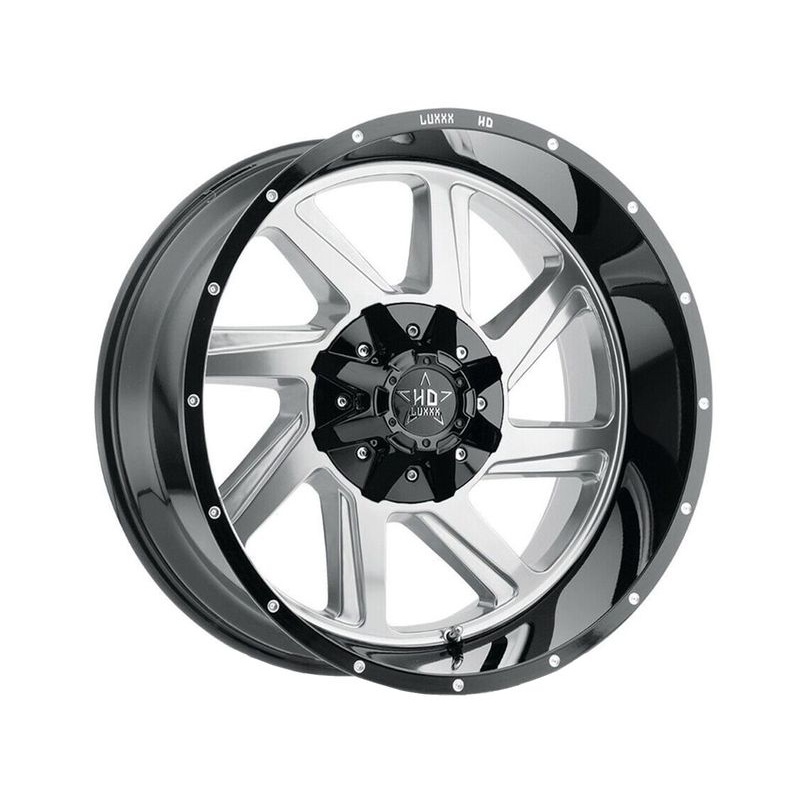 Luxxx HD Polished & Black LHD14 Wheels | RealTruck