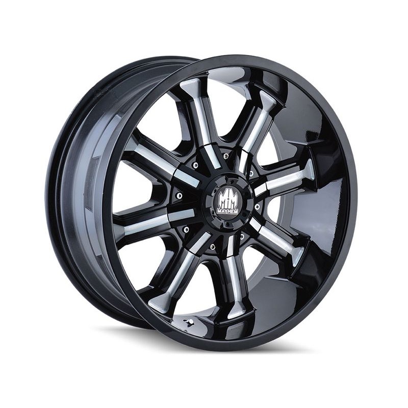 Mayhem Machined Black Beast Wheels | RealTruck