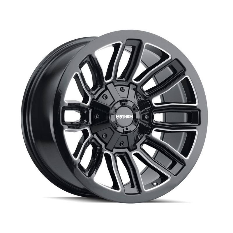 Mayhem Milled Gloss Black Decoy Wheels | RealTruck
