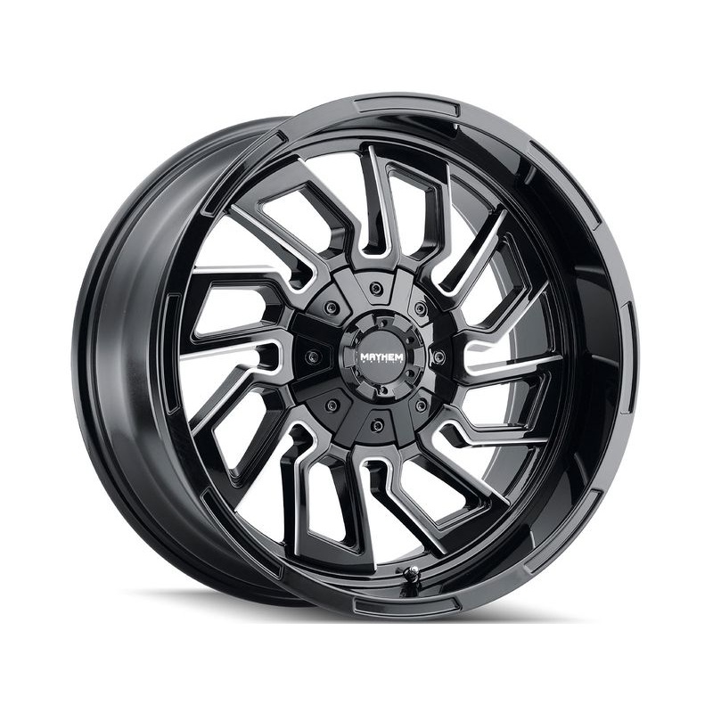 Mayhem Milled Gloss Black Flywheel Wheels | RealTruck