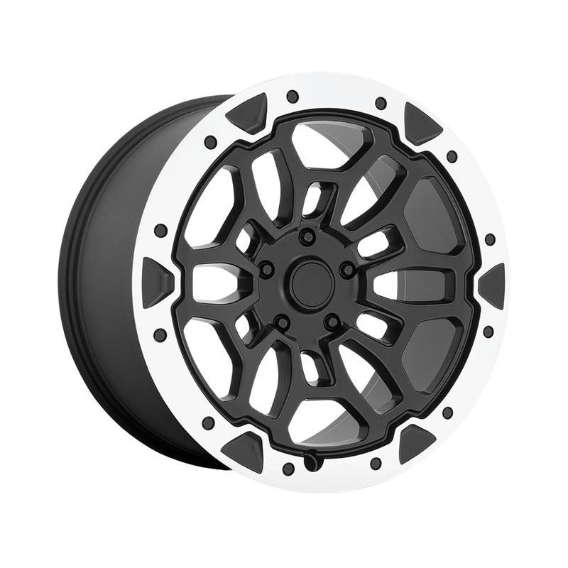 OE Creations Machined Matte Black PR215 Wheels | RealTruck