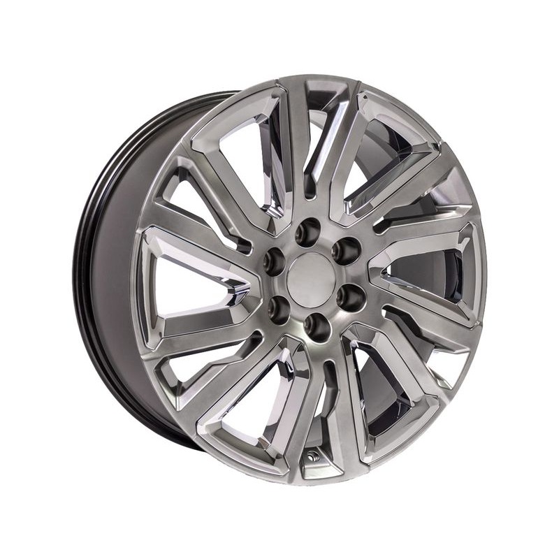 OE Grey & Chrome Inserts CV39 Wheels | RealTruck