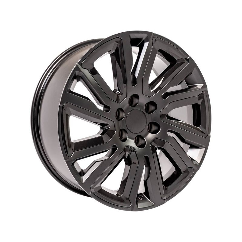 OE Matte Black & Gloss Black Inserts CV39 Wheels | RealTruck