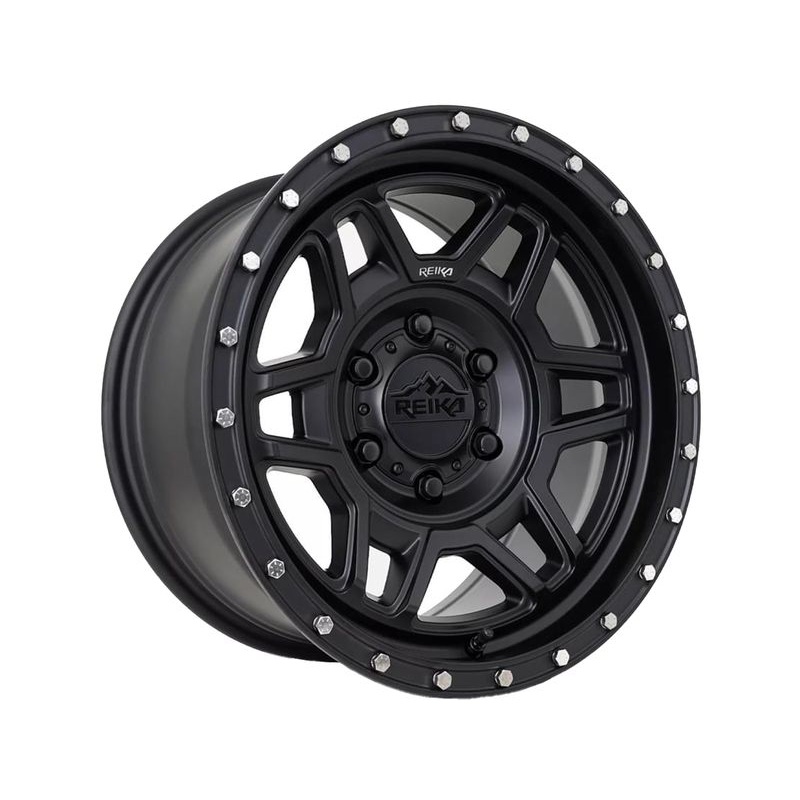 Reika Matte Black Trooper Wheels | RealTruck