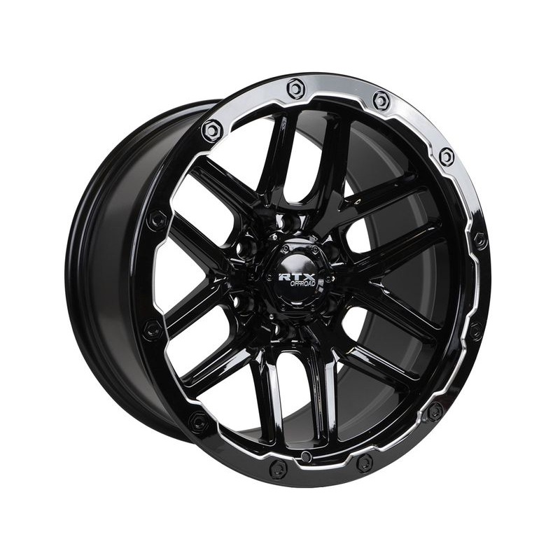 RTX Off-Road Milled Gloss Black Volcano Wheels | RealTruck