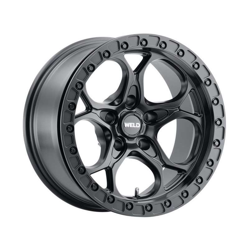 Weld Off-Road Matte Black Ledge Beadlock Wheels | RealTruck