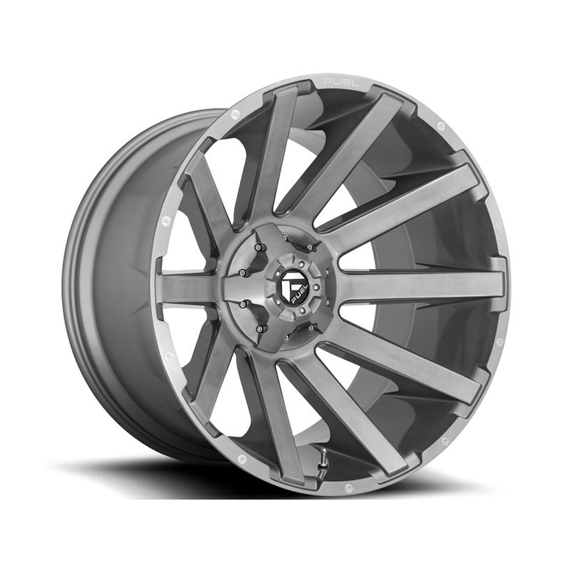 Fuel Brushed Gunmetal Contra Wheels | RealTruck