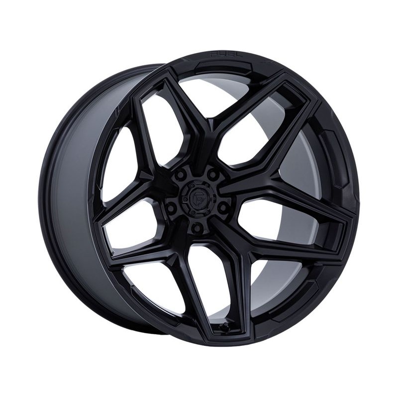 Fuel Matte Black Flux 5 Wheels | RealTruck