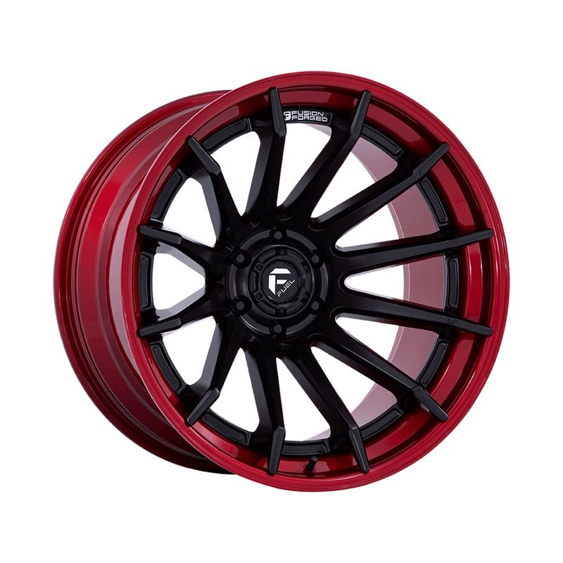 Fuel Matte Black & Red Burn Wheels | RealTruck