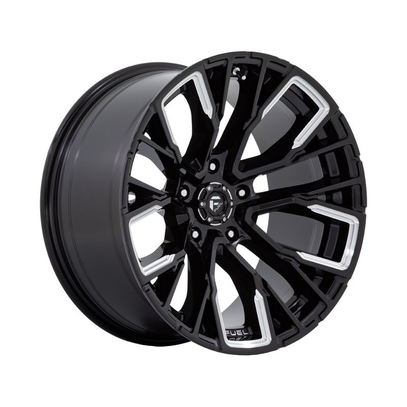 Fuel Milled Gloss Black Rebar 5 Wheels | RealTruck