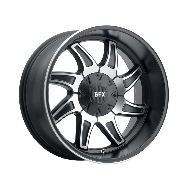 G-FX Machined Matte Black TR15 Wheels | RealTruck