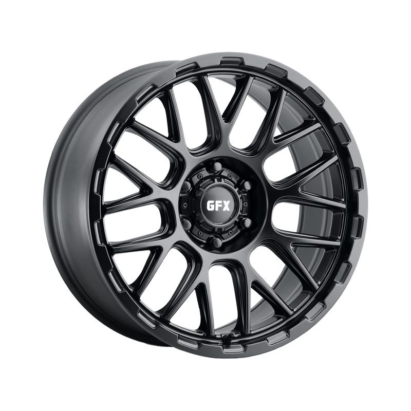 G-FX Matte Black TM7 Wheels | RealTruck