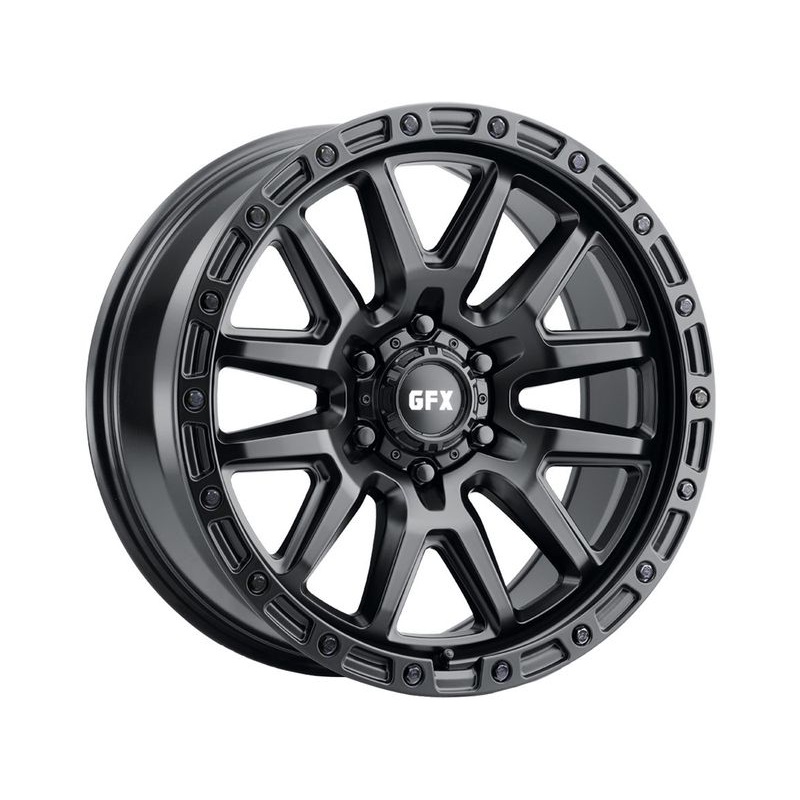 G-FX Matte Black TR26 Wheels | RealTruck
