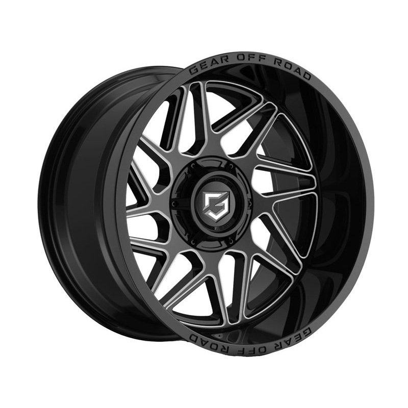 Gear Off-Road Milled Gloss Black Ratio Wheels | RealTruck