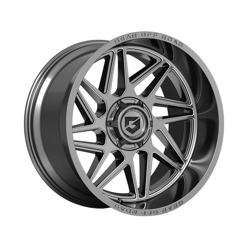 Gear Off-Road Milled Grey Ratio Wheels | RealTruck