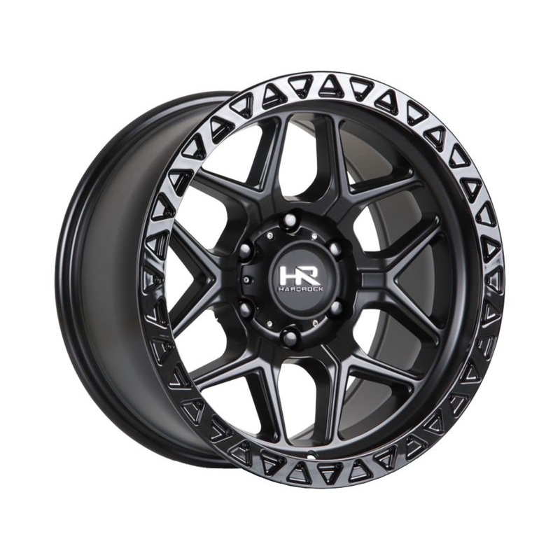 Hardrock Matte Black H107 Wheels | RealTruck