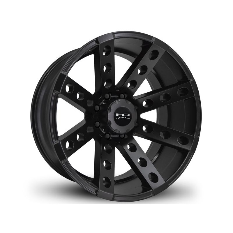 HD Off-Road Matte Black Buckshot Wheels | RealTruck