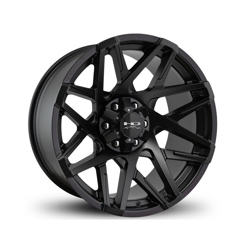 HD Off-Road Matte Black Canyon Wheels | RealTruck