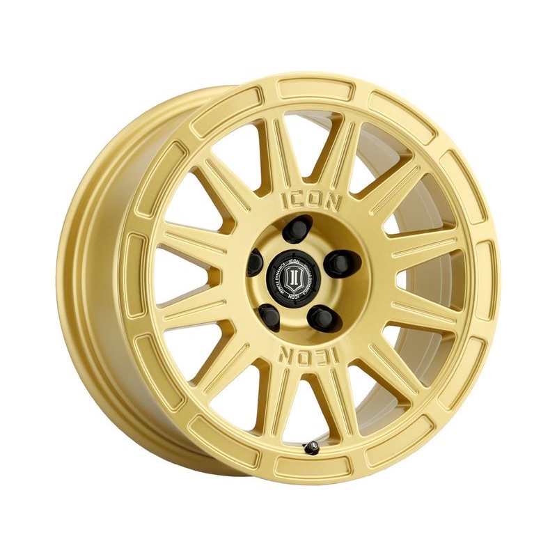 Icon Gloss Gold Ricochet Wheels | RealTruck