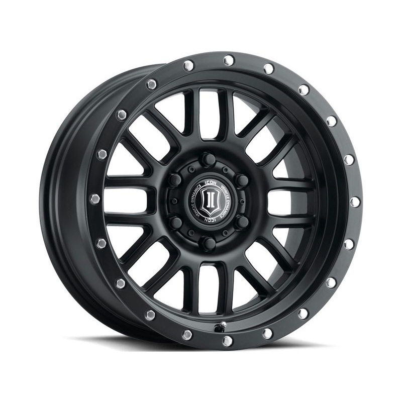 Icon Matte Black Alpha Wheels | RealTruck