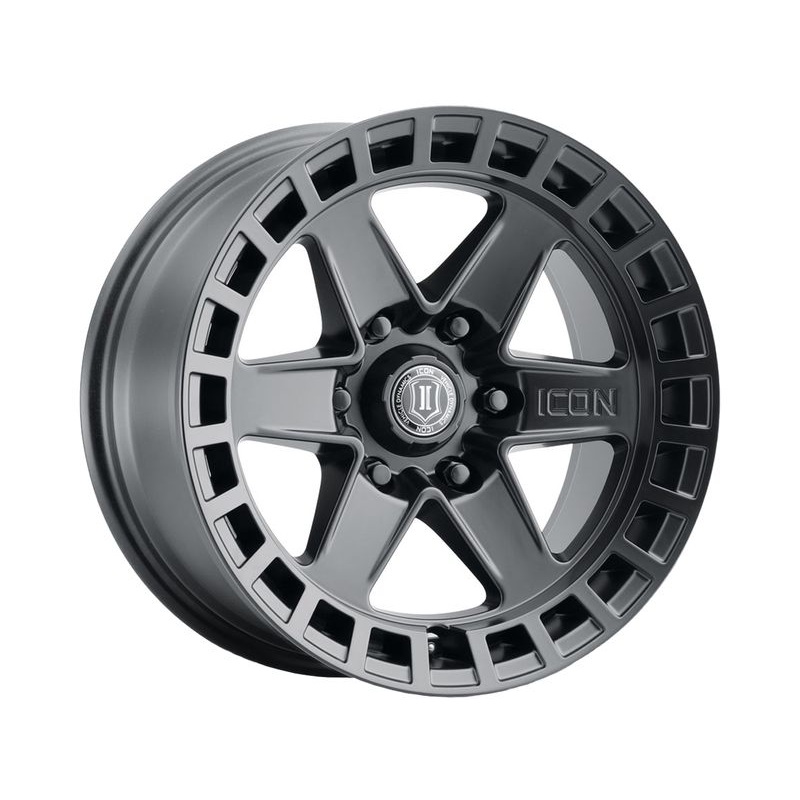 Icon Matte Black Raider Wheels | RealTruck