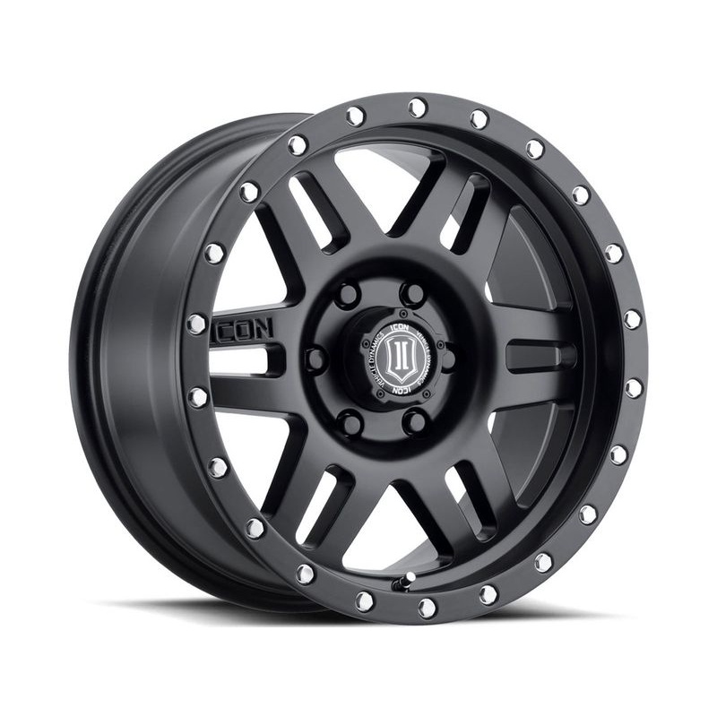 Icon Matte Black Six Speed Wheels | RealTruck