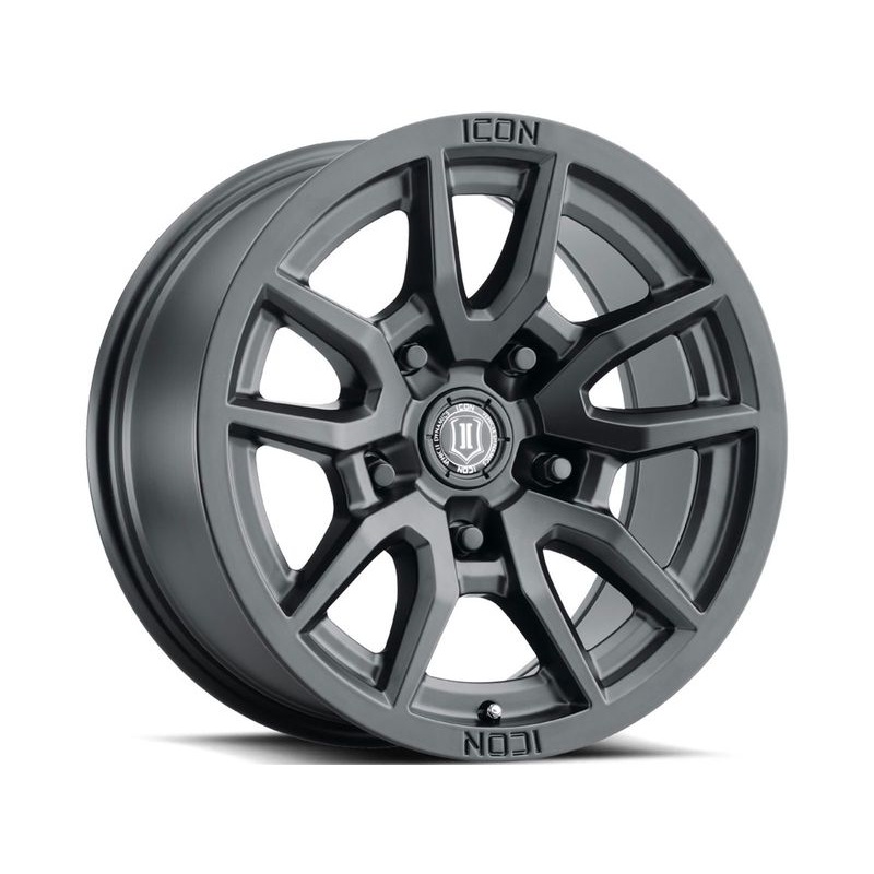 Icon Matte Black Vector 5 Wheels | RealTruck