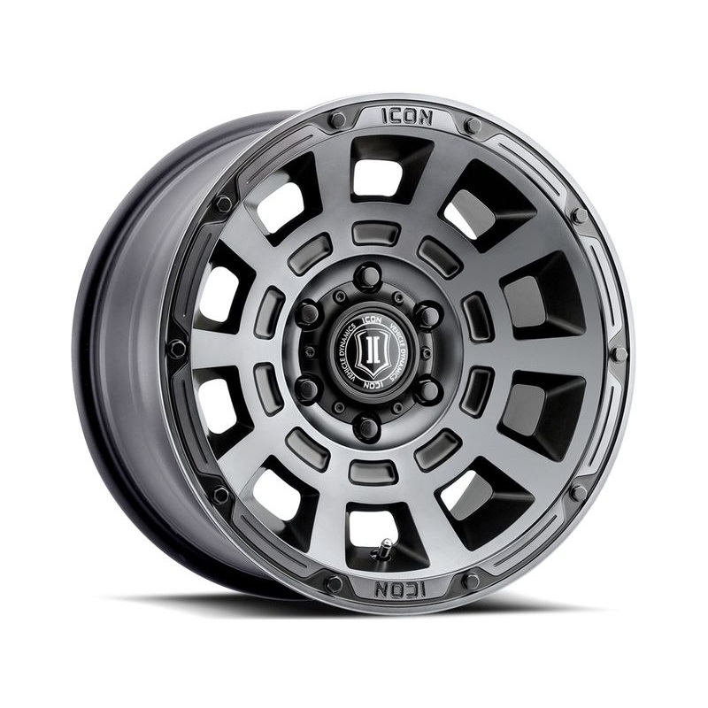 Icon Tinted Black Thrust Wheels | RealTruck