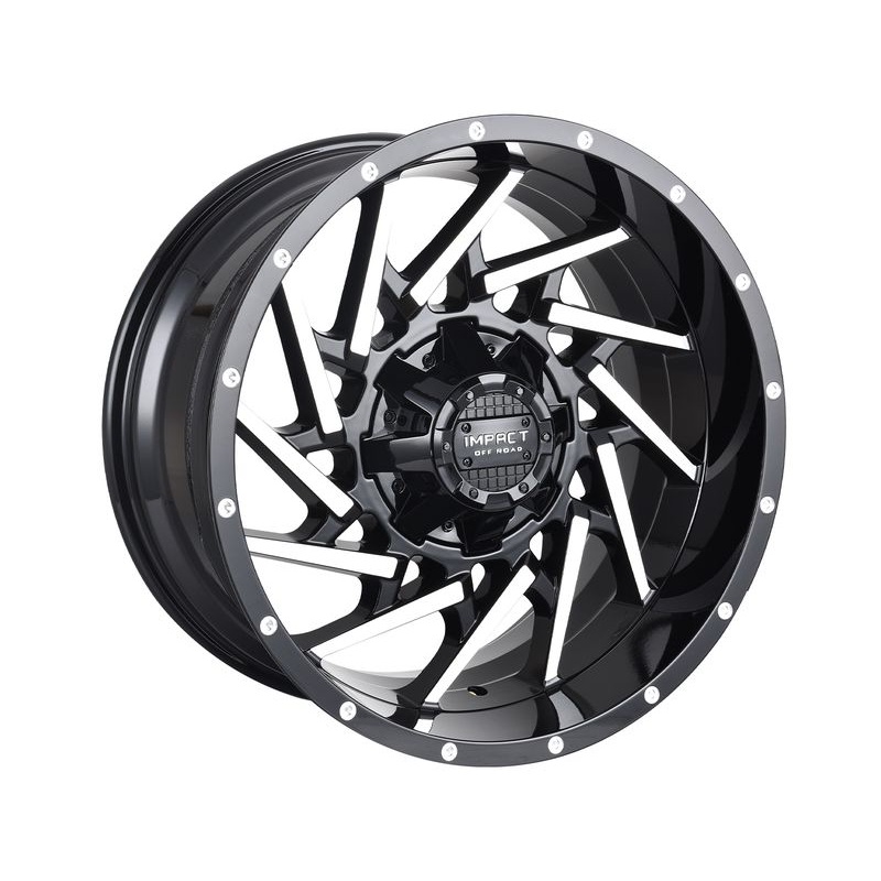 Impact Off-Road Machined Gloss Black 816 Wheels | RealTruck