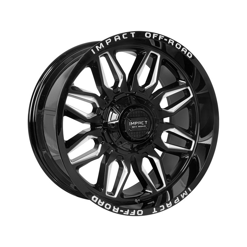 Impact Off-Road Milled Gloss Black 827 Wheels | RealTruck