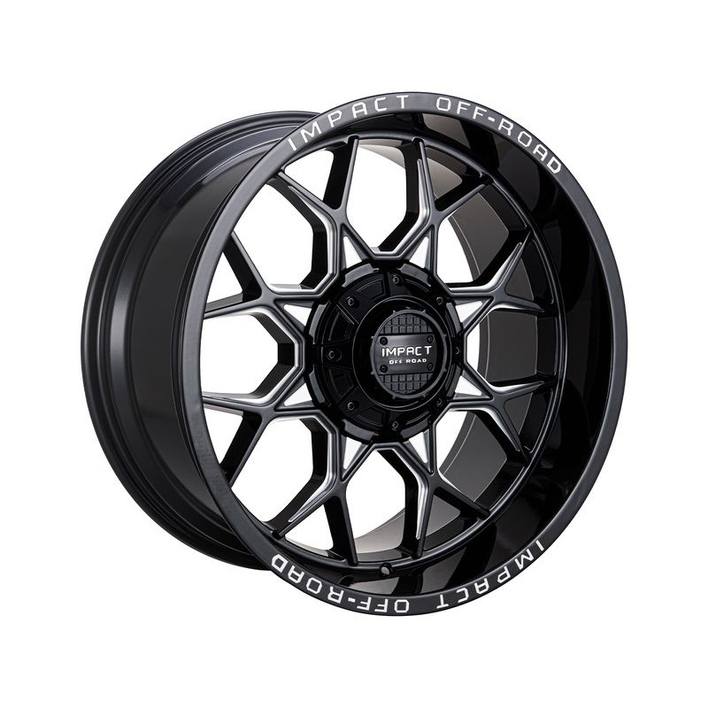 Impact Off-Road Milled Gloss Black 828 Wheels | RealTruck