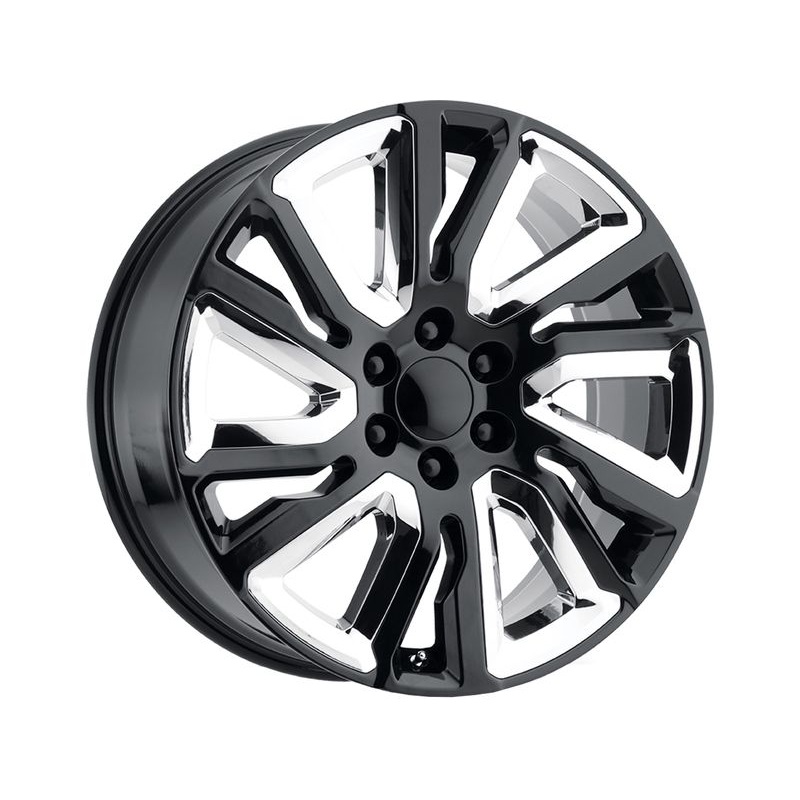 OE Creations Black & Chrome PR202 Wheels | RealTruck